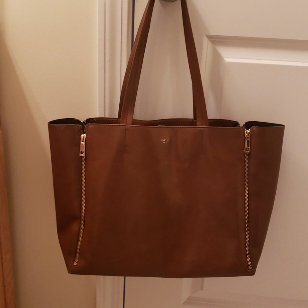 Sorial New York leather sholder bag
